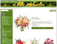 Tablet Screenshot of anytimefloral.com